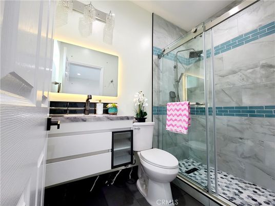 Bathroom, Glass Shower, Interior