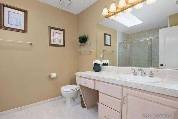 Bathroom, Glass Shower, Interior, Tile Countertops
