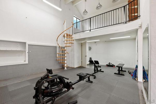 Fitness Equipment, Interior, Recessed Lighting