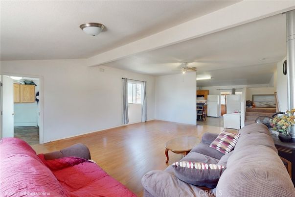 Interior, Kitchen, Living room, Stainless Steel Appliances, Wood Texture Flooring