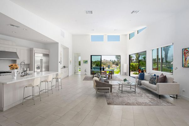 Interior, Kitchen, Living room, Recessed Lighting, Stainless Steel Appliances