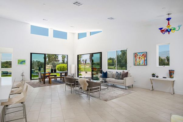 Interior, Living room, Recessed Lighting