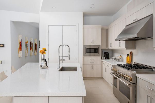 Interior, Kitchen, Recessed Lighting, Stainless Steel Appliances