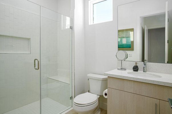 Bathroom, Glass Shower, Interior