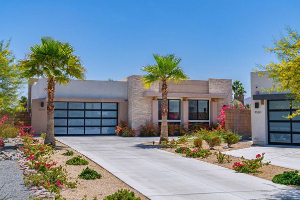 Attached, Exterior, Facade, Modern