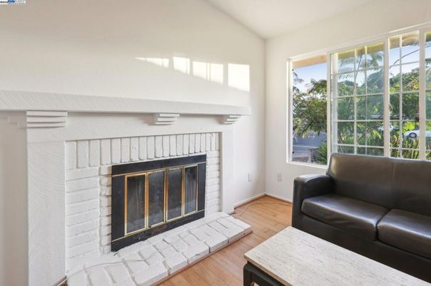 Fireplace, Interior, Wood Texture Flooring