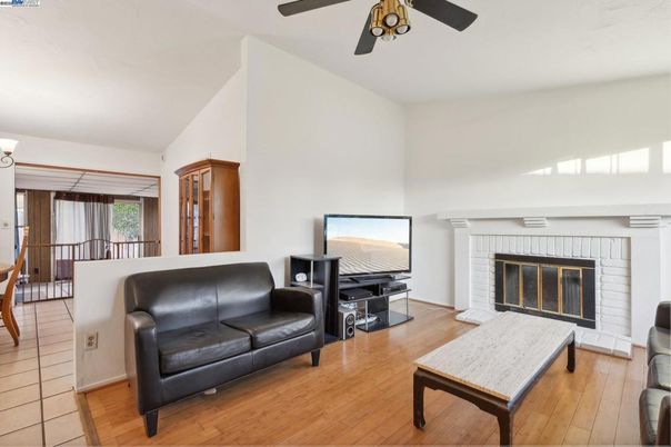 Fireplace, Interior, Living room, Wood Texture Flooring