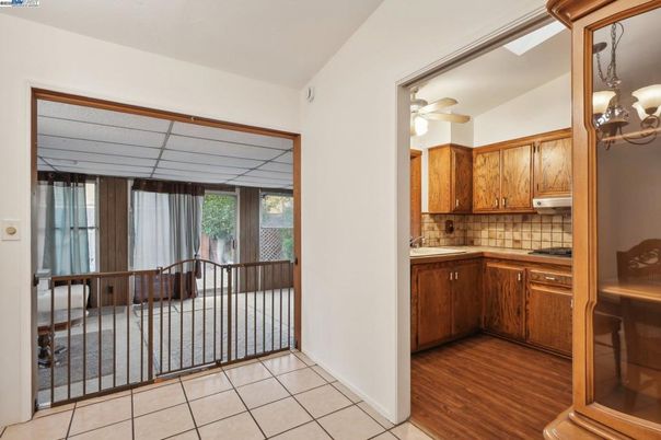 Interior, Kitchen, Wood Texture Flooring