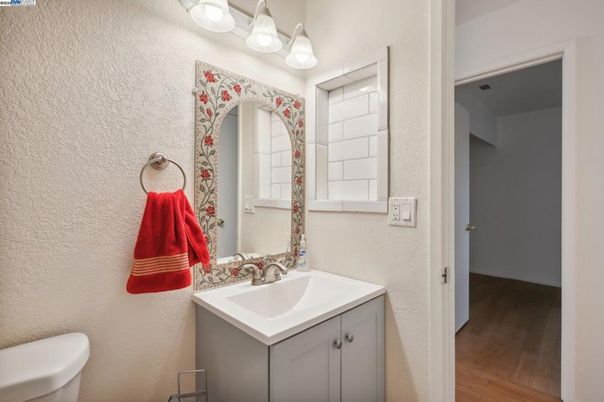 Bathroom, Interior, Wood Texture Flooring