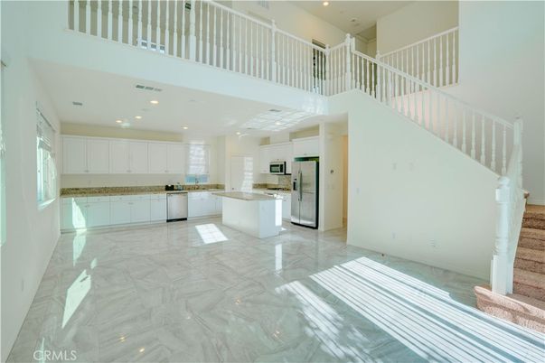 Interior, Kitchen, Marble, Recessed Lighting