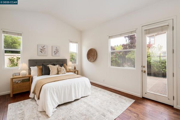 Bedroom, Interior, Wood Texture Flooring