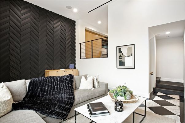 Interior, Living room, Recessed Lighting