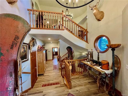 Chandelier, Interior, Recessed Lighting, Wood Texture Flooring