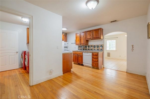 Interior, Kitchen, Wood Texture Flooring
