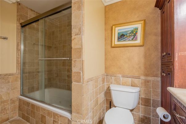 Bathroom, Glass Shower, Interior, Stone Walls