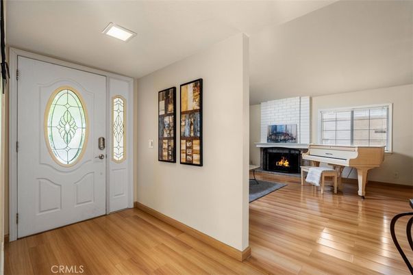 Fireplace, Interior, Piano, Wood Texture Flooring
