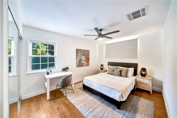Bedroom, Home Office, Interior, Wood Texture Flooring