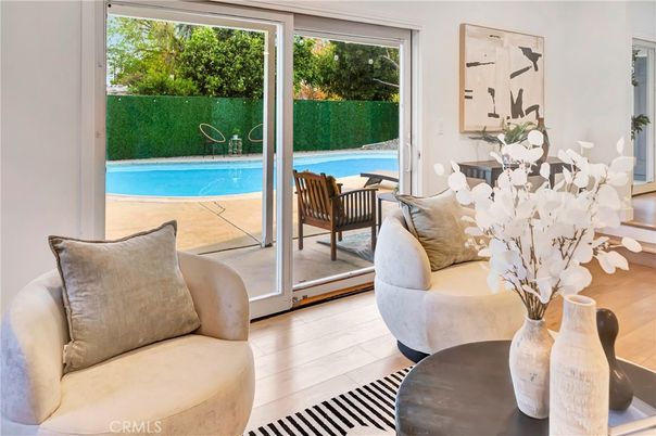 Interior, Pool, Wood Texture Flooring