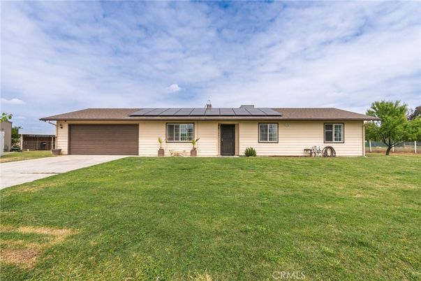 Attached, Backyard, Exterior, Facade, Solar Panels, Ranch