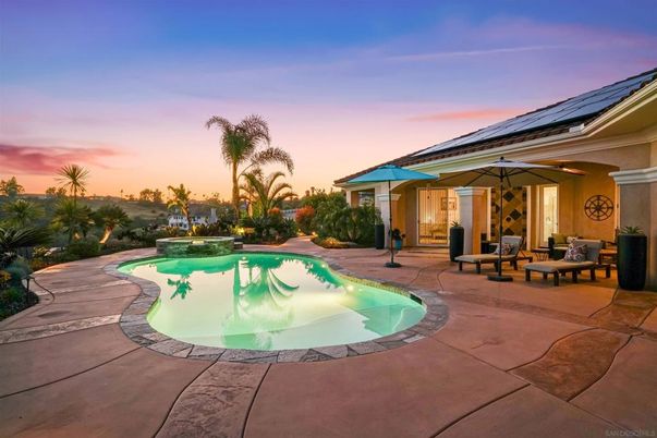 Exterior, Pool, Solar Panels