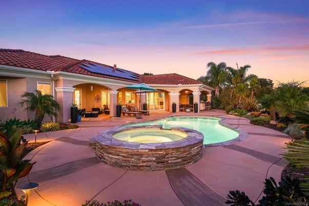 Exterior, Pool, Solar Panels