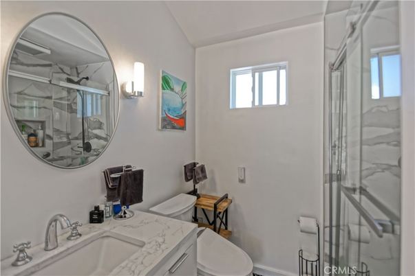 Bathroom, Glass Shower, Interior, Marble Walls