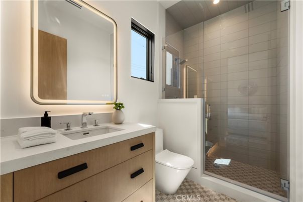 Bathroom, Glass Shower, Interior