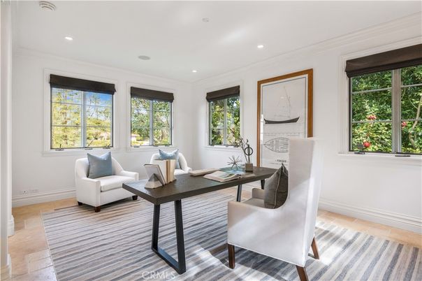 Home Office, Interior, Recessed Lighting