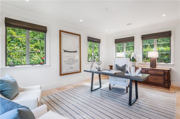 Home Office, Interior, Recessed Lighting