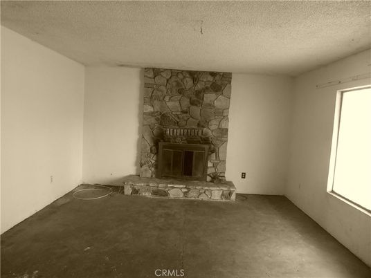 Empty room, Fireplace, Interior, Stone Walls