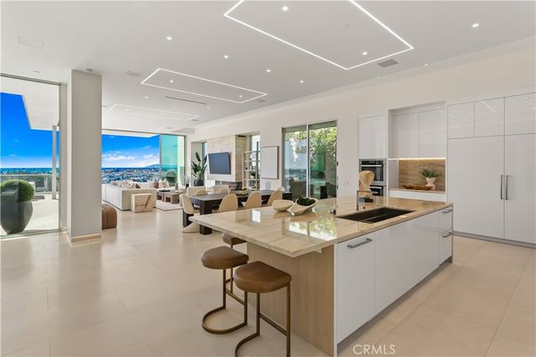 Dining room, Interior, Kitchen, Living room, Recessed Lighting, Stainless Steel Appliances