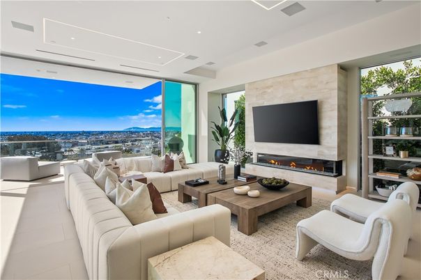 Fireplace, Interior, Living room, Recessed Lighting