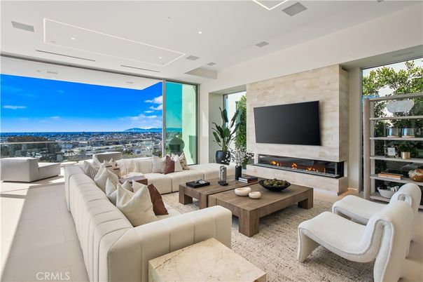 Fireplace, Interior, Living room, Recessed Lighting