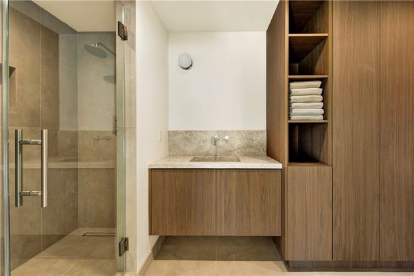 Bathroom, Glass Shower, Interior