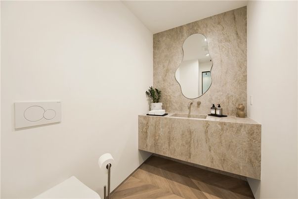 Bathroom, Interior, Wood Texture Flooring