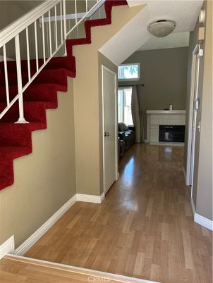 Fireplace, Interior, Wood Texture Flooring