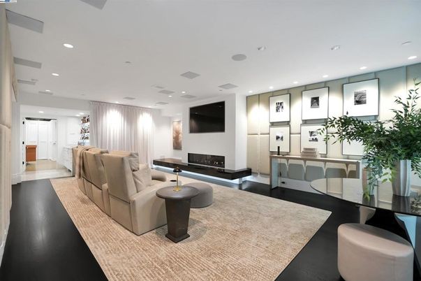 Fireplace, Interior, Living room, Recessed Lighting