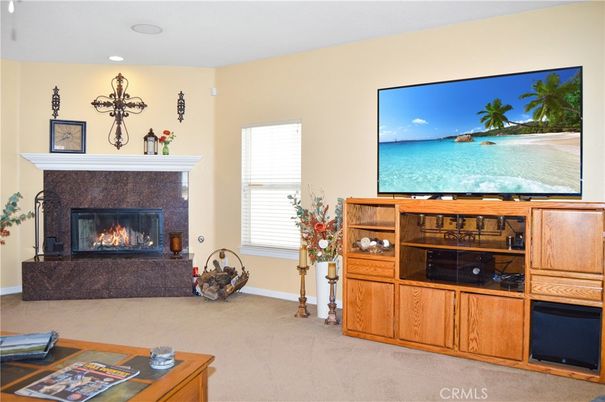 Fireplace, Interior, Living room, Recessed Lighting