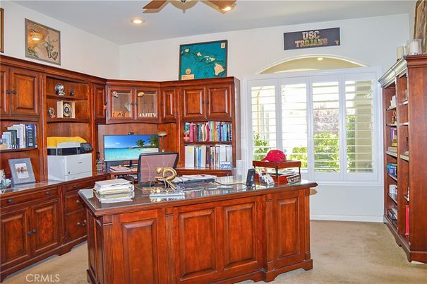 Home Office, Interior, Recessed Lighting