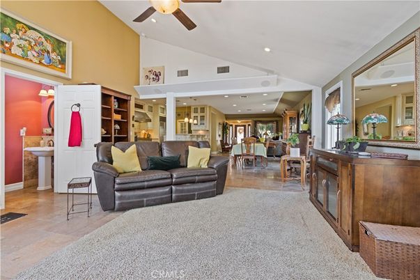 Dining room, Interior, Kitchen, Living room, Recessed Lighting