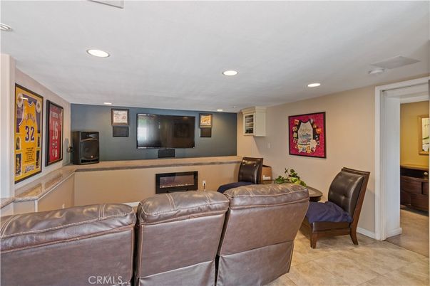 Interior, Living room, Recessed Lighting