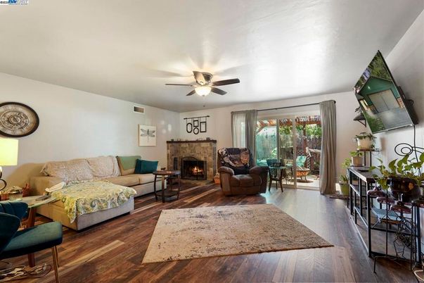 Fireplace, Interior, Living room, Wood Texture Flooring