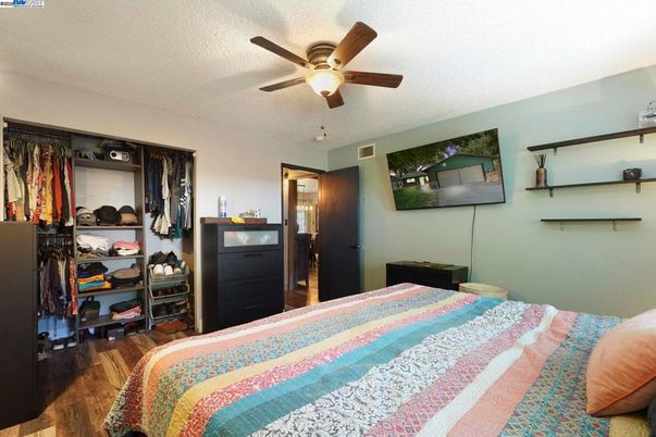 Bedroom, Interior, Wood Texture Flooring