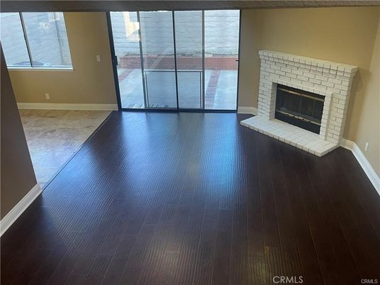 Empty room, Fireplace, Interior, Wood Texture Flooring