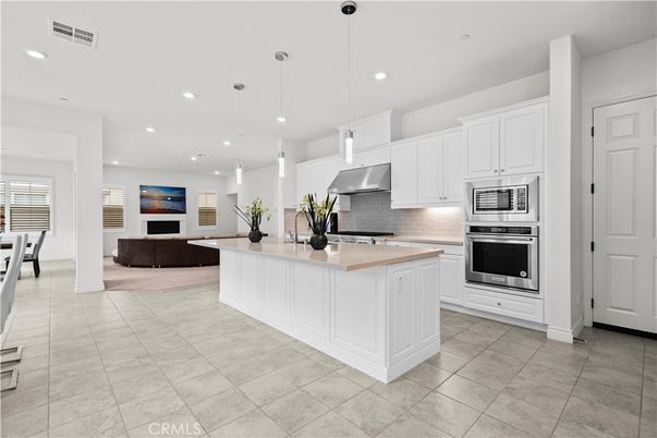 Dining room, Fireplace, Interior, Living room, Recessed Lighting