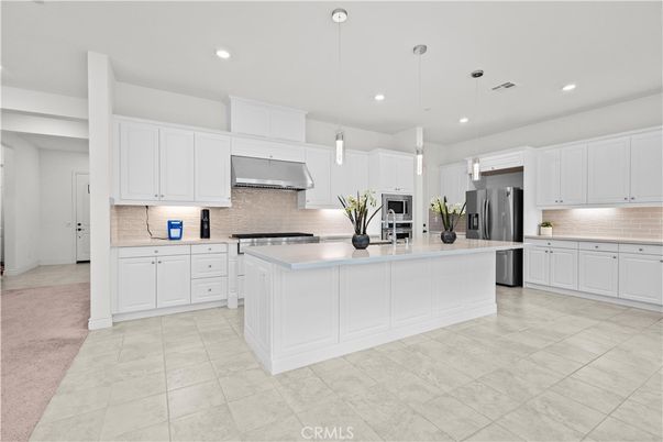 Interior, Kitchen, Living room, Recessed Lighting