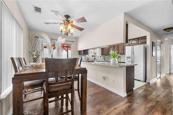 Dining room, Interior, Kitchen, Wood Texture Flooring