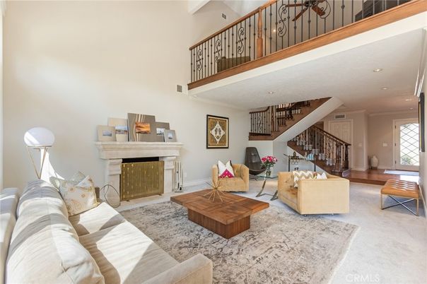 Fireplace, Interior, Living room, Recessed Lighting