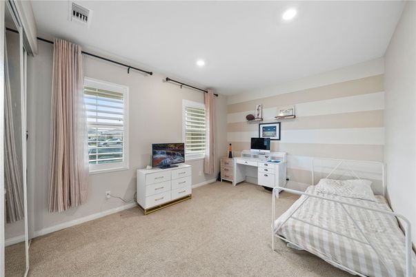 Bedroom, Home Office, Interior, Recessed Lighting