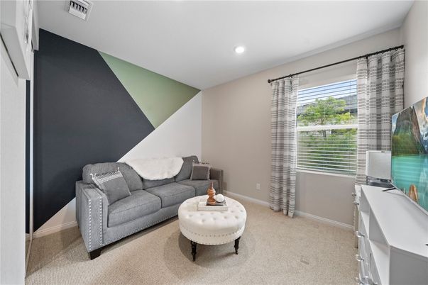 Interior, Living room, Recessed Lighting